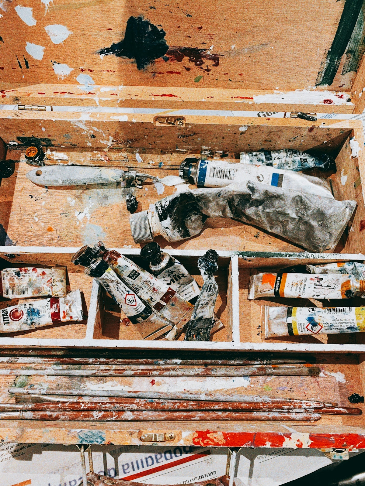 black and white labeled bottles on brown wooden table