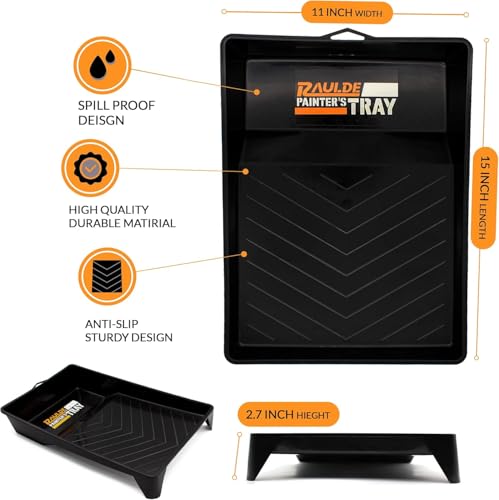 Paint Roller Set - Paint Rollers and Trays Sets - Paint Brush, Masking Tape for Painting, Paint Mixer - Roller Sets for Painting Walls, Edges & Ceilings - Bundle of 2 (10Pcs, 7Pcs & 21Pcs)