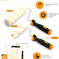 Paint Roller Set - Paint Rollers and Trays Sets - Paint Brush, Masking Tape for Painting, Paint Mixer - Roller Sets for Painting Walls, Edges & Ceilings - Bundle of 2 (10Pcs, 7Pcs & 21Pcs)
