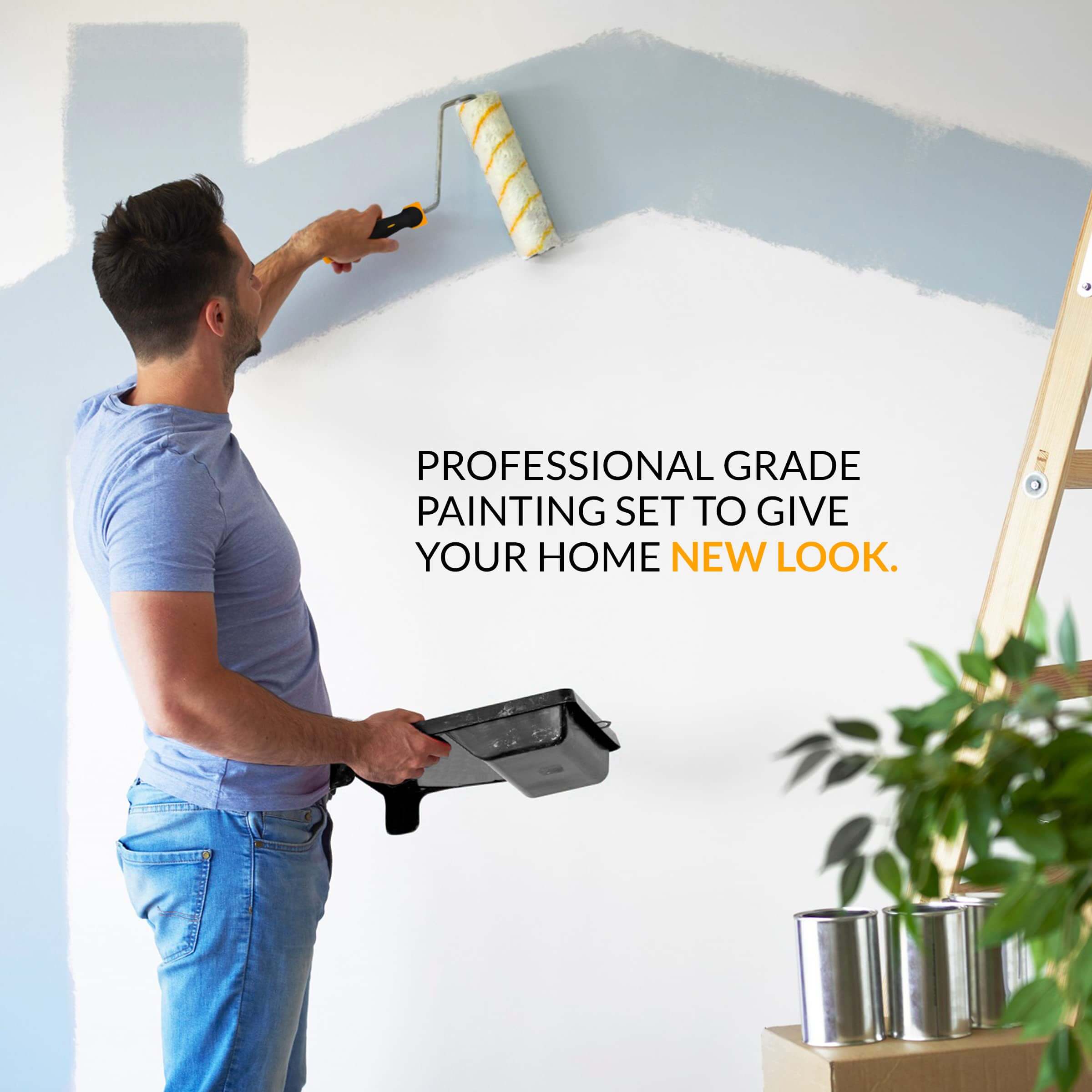 Paint Roller Set of 10 - Essential