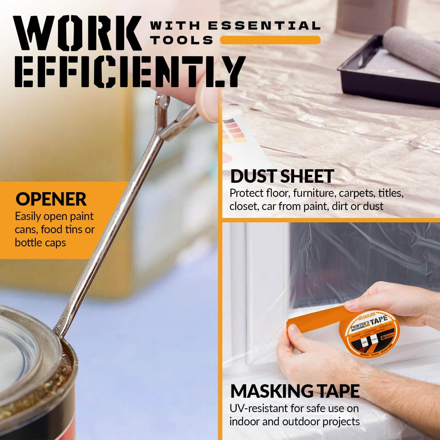 Paint Roller Set of 10 - Essential