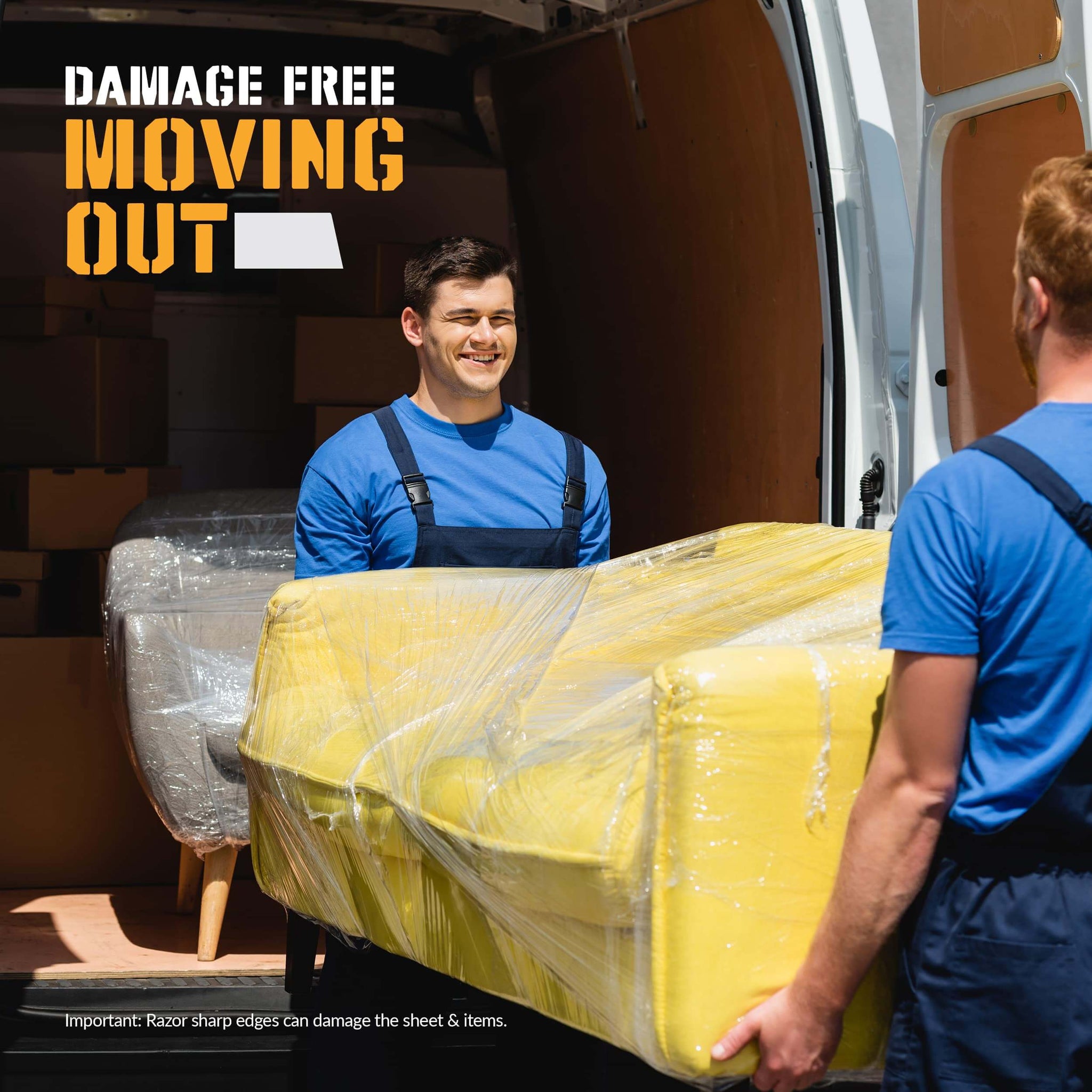 10x Extra Large Plastic Dust Sheets