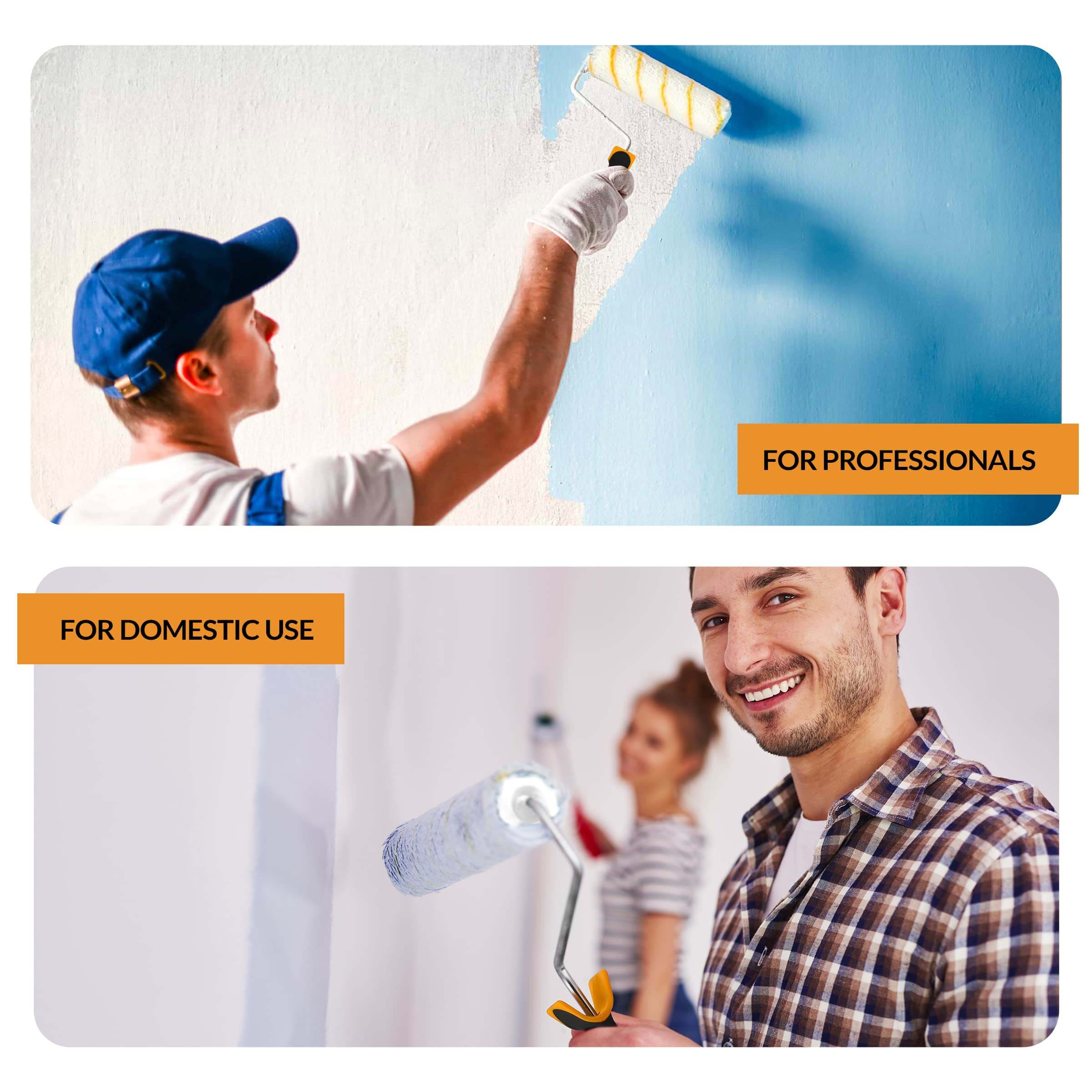 Paint Roller Set of 10 - Essential